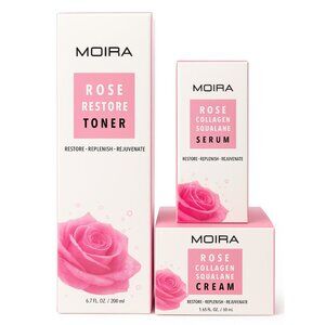 Moira Rose Collagen Squalane Set - Toner, Serum and Cream